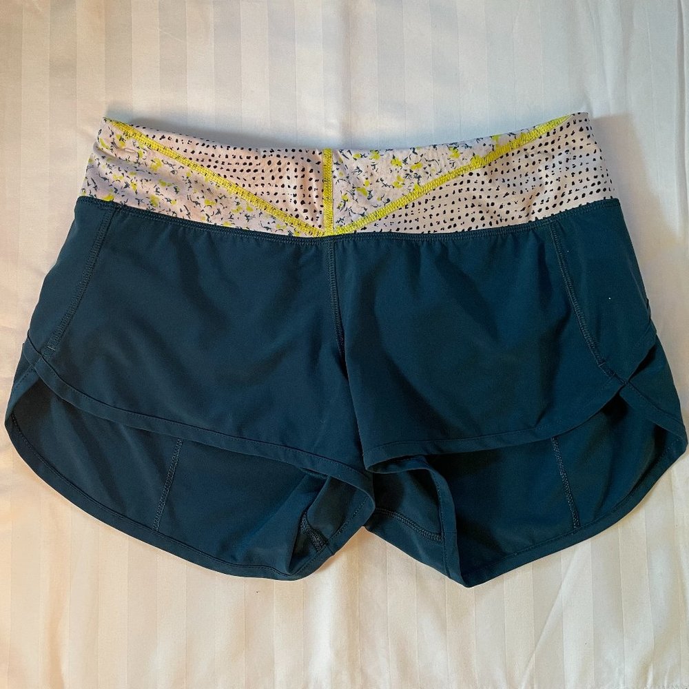 Lululemon Speed Short Size 4 Aqua